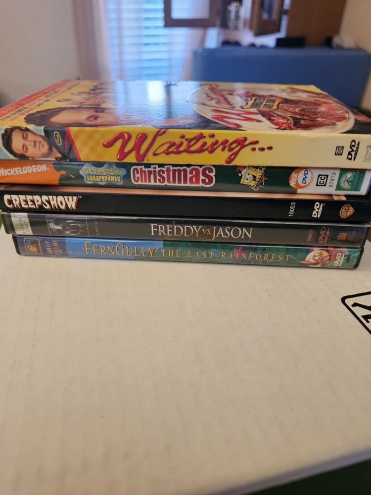 5 Empty Dvd Cases. **empty