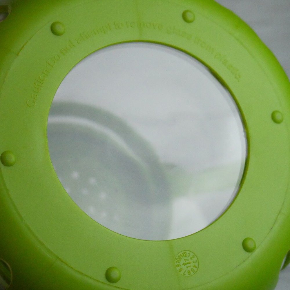 Ecolution Micro-Pop 3QT Green Apple Popcorn Popper Microwave Safe Glass NEW