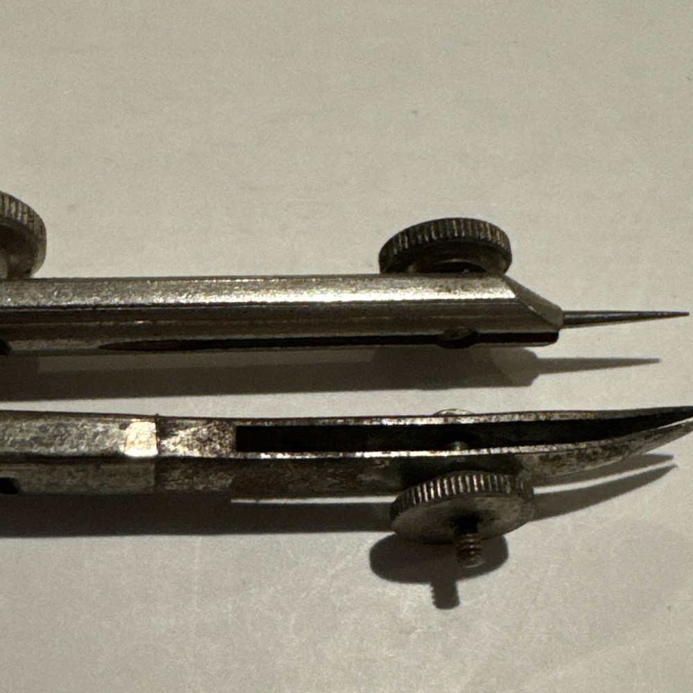 Vintage Drafting Tool Germany Compass Precision Solid Heavy