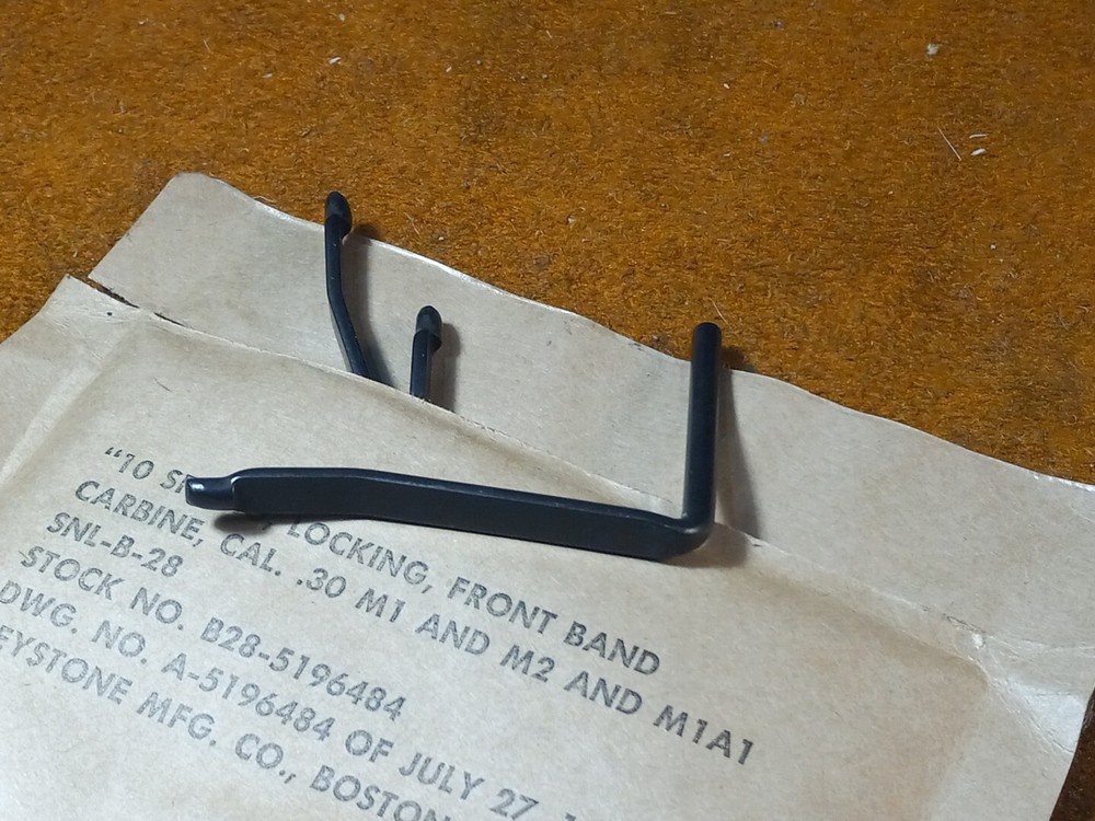M1 Carbine Barrel Band Spring USGI NOS