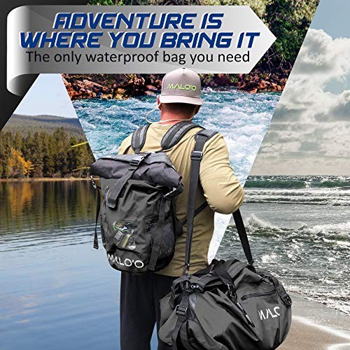 Roll-Top Duffle 60L Black