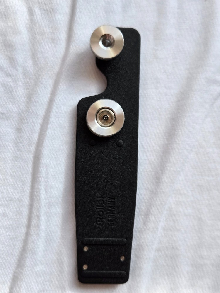 Original Rollei 35 Straight Flash Bracket with Sync Adapter