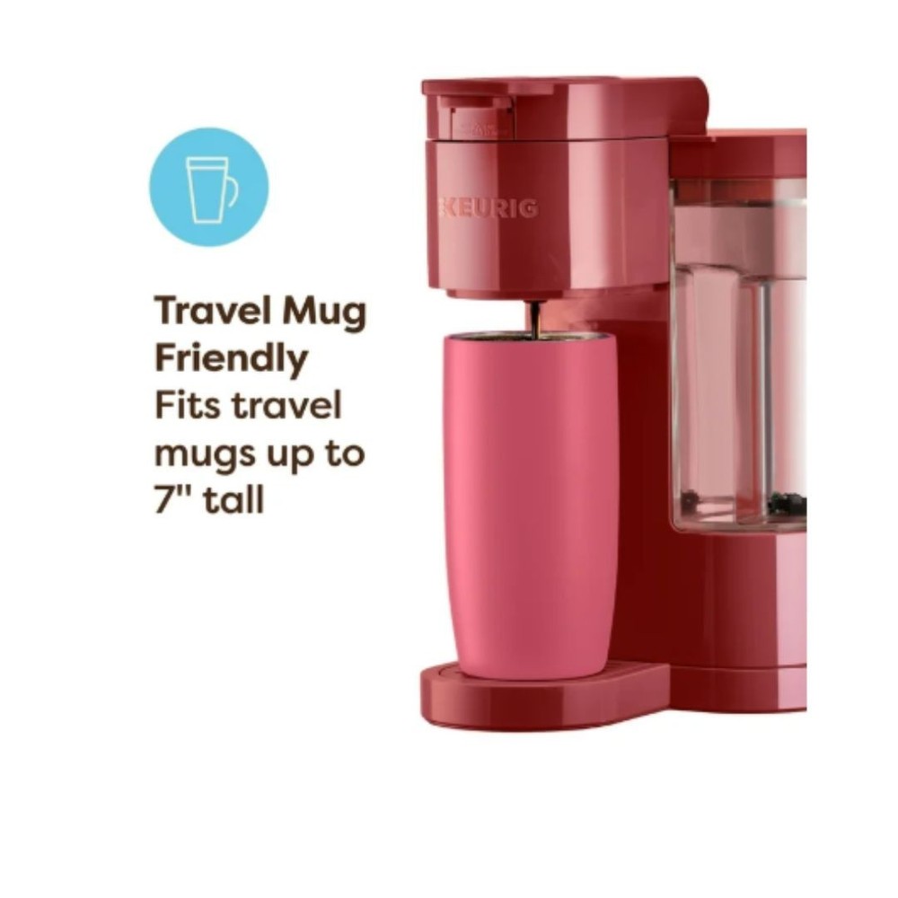 Keurig K-Express Essentials Red Single-Serve K-Cup Pod Coffee Maker