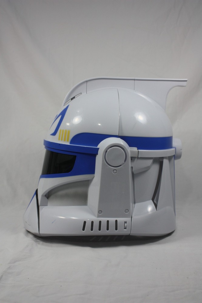 The Clone Wars Captain Rex Electronic Command Helmet 2008 Star Wars WORKS