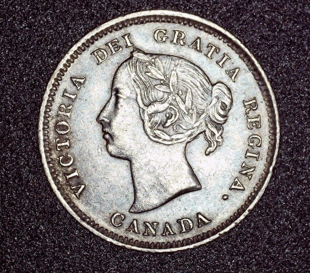1888 Canada 5 Cent, AU