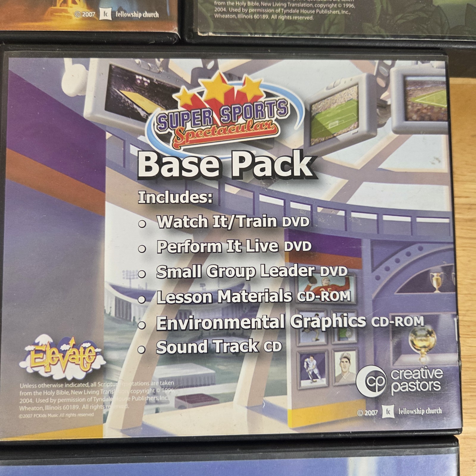 Lot of 7 ELEVATE Creative Pastors Base Packs DVD/CD Church Ministry