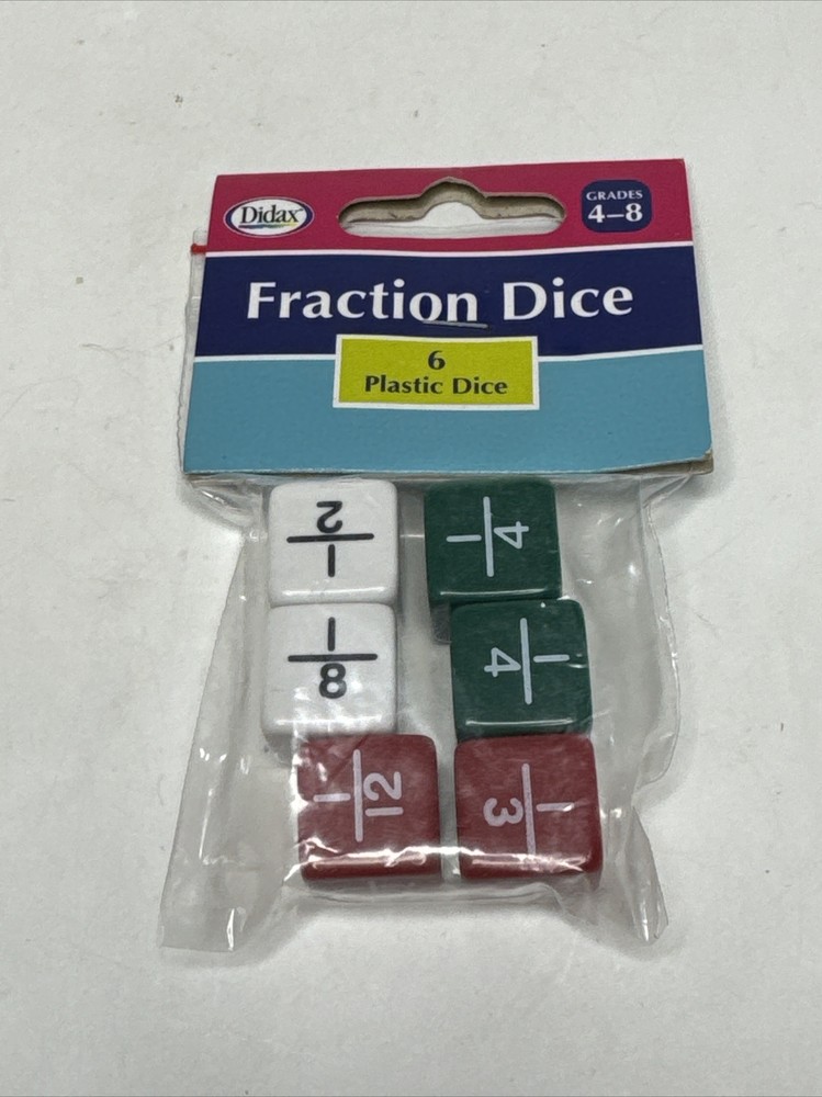 Didax Fraction Dice