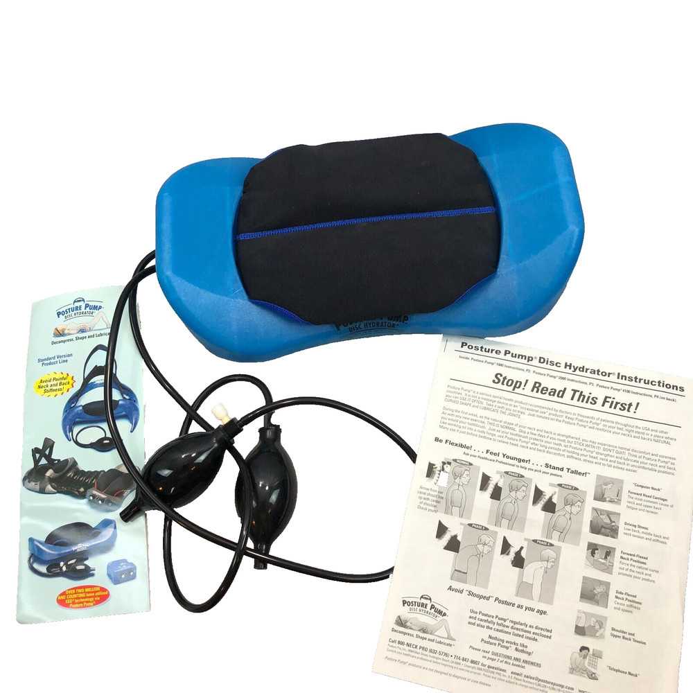 Posture Pump Disc Hydrator Professional Model 2000 Back Spine Corrector with Box