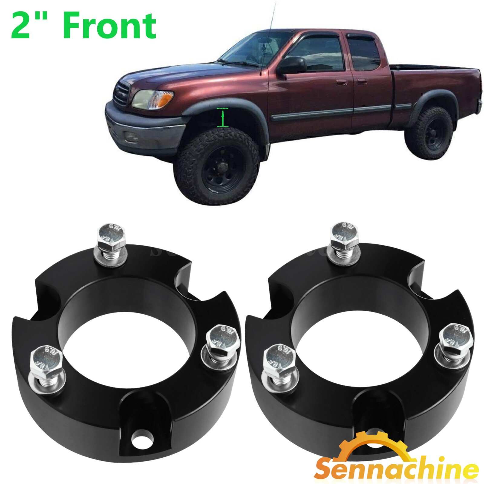2" Front Leveling Lift Kit Fits Toyota Tundra Sequoia 2WD 4WD 1999-2006 Spacers