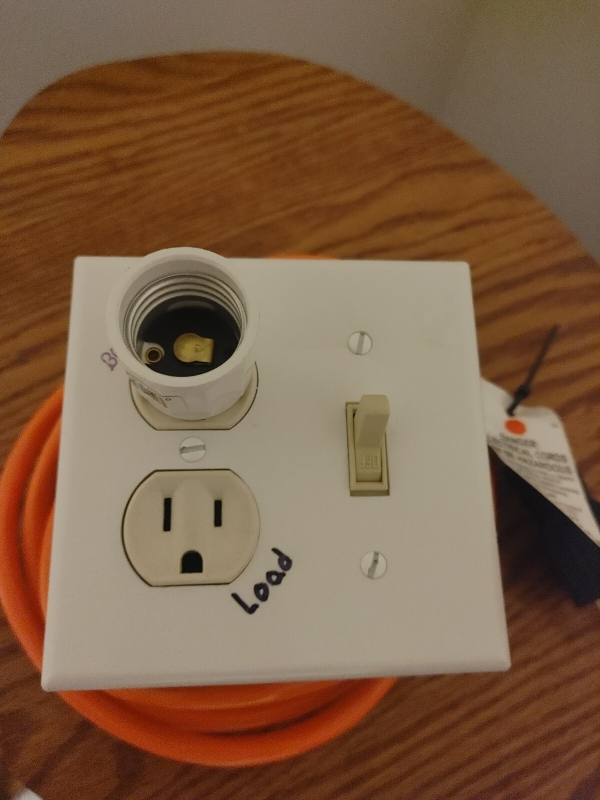 Dim Bulb Tester with 100W Bulb Current Limiter for Amplifiers Stereos Guitar Amp