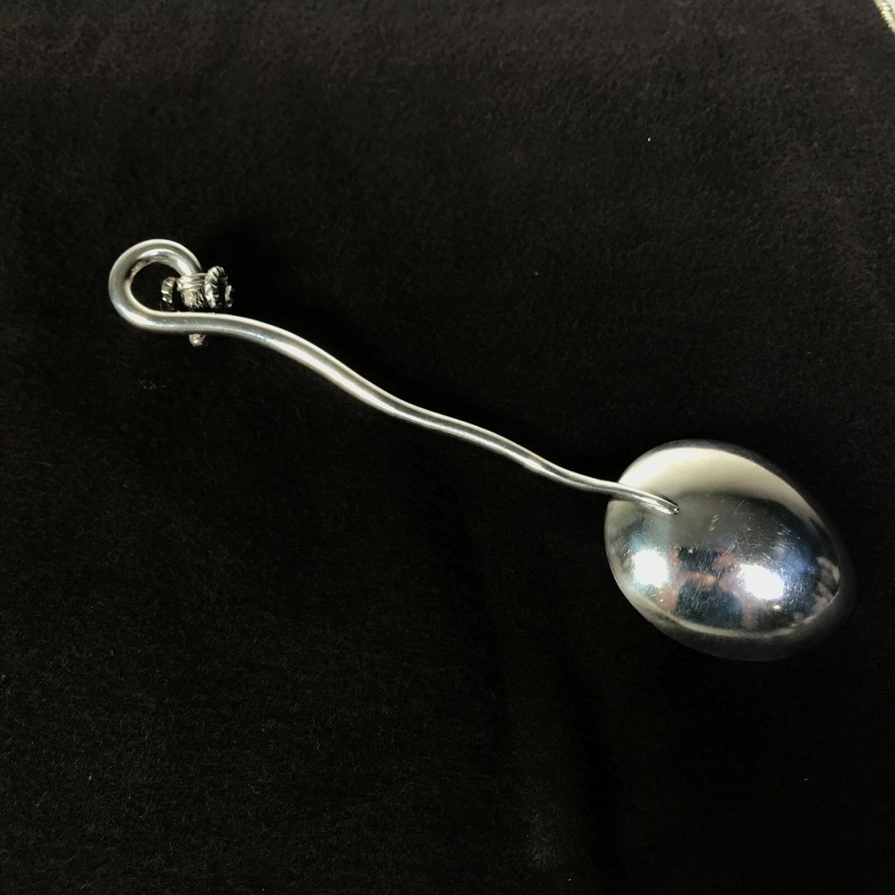 Figural Continental 800 Silver Spoon Ram