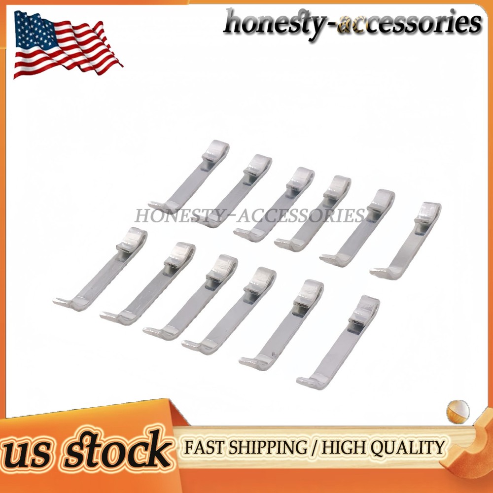 12x 2'' Drawer Slide Retaining Clips For Mac Matco Proto Tool Box Double Loop