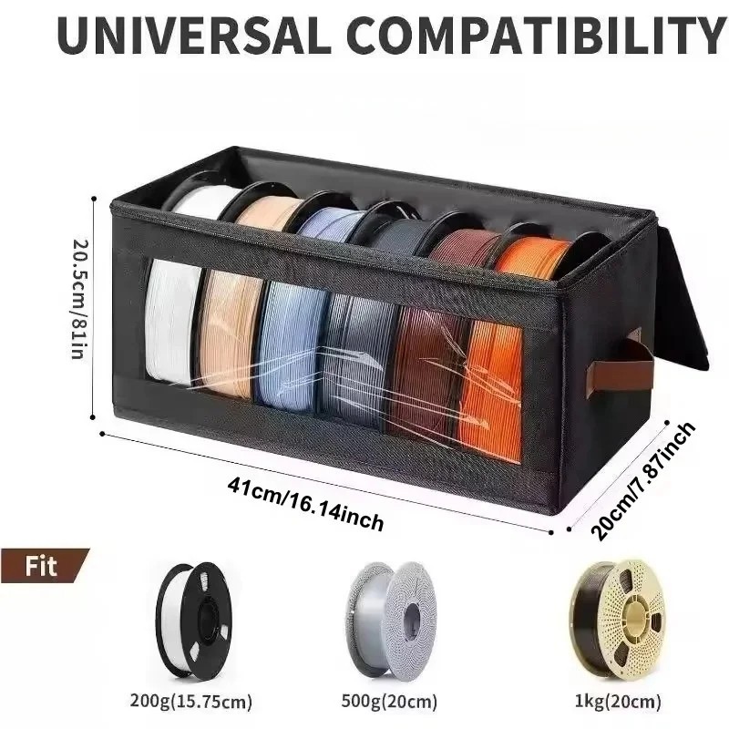 3D Printer Filament Storage Box Dustproof Moisture Resistant Organizer