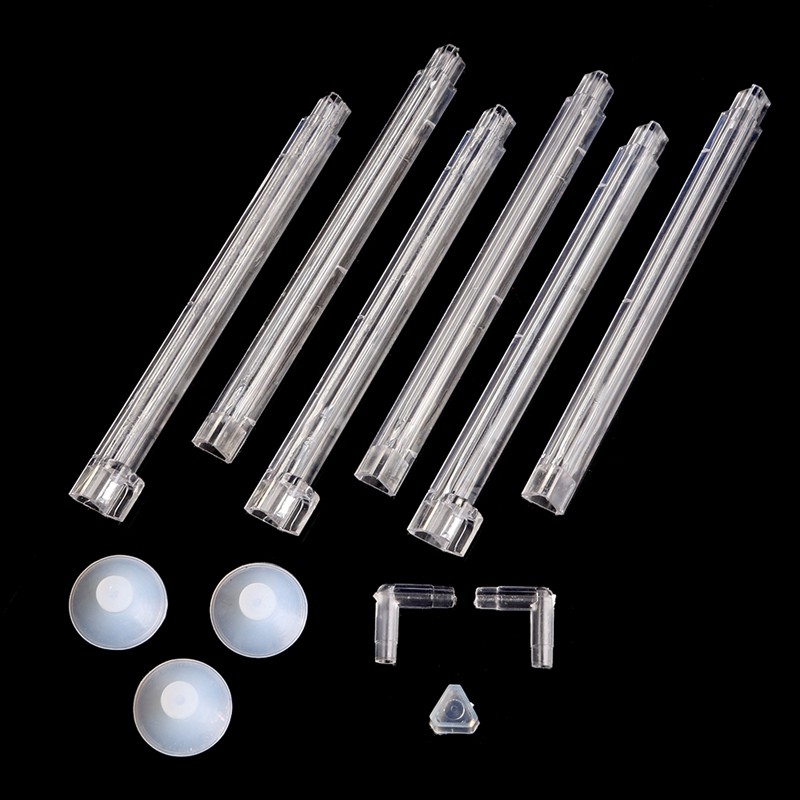 Plastic Aquarium Fish for Tank Curtain Air Vent Bubble Bar Release Diffuser Set