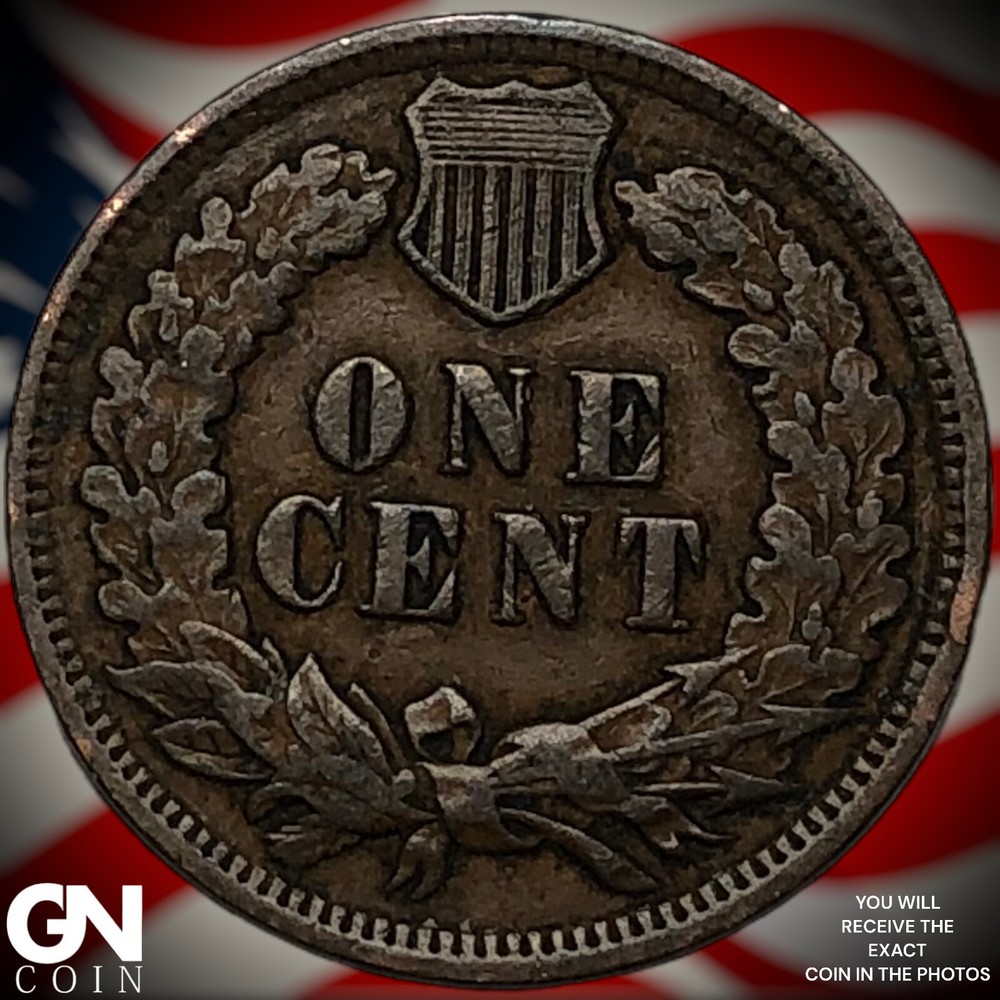 1907 Indian Head Cent Penny X0858