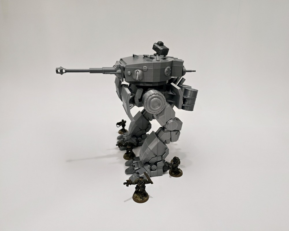 3d Printed Miniatures War Walker Titan, Dreadnought Proxy For Tabletop Wargames