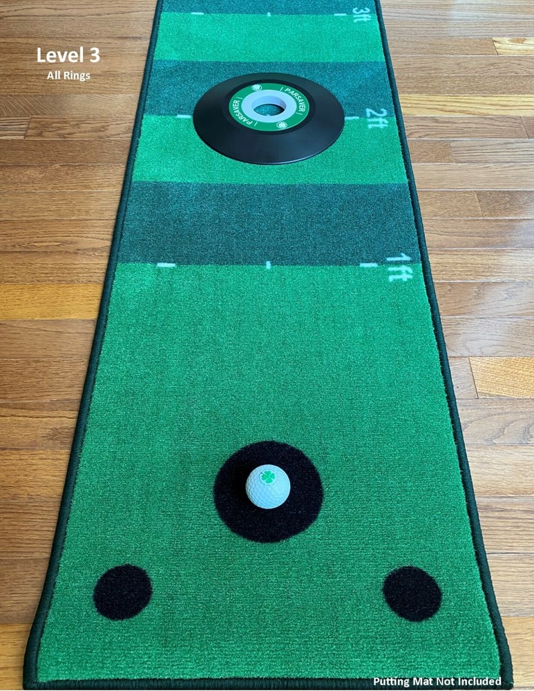 3-Ring Pressure Putt Training Aid By PARSAVER GOLF