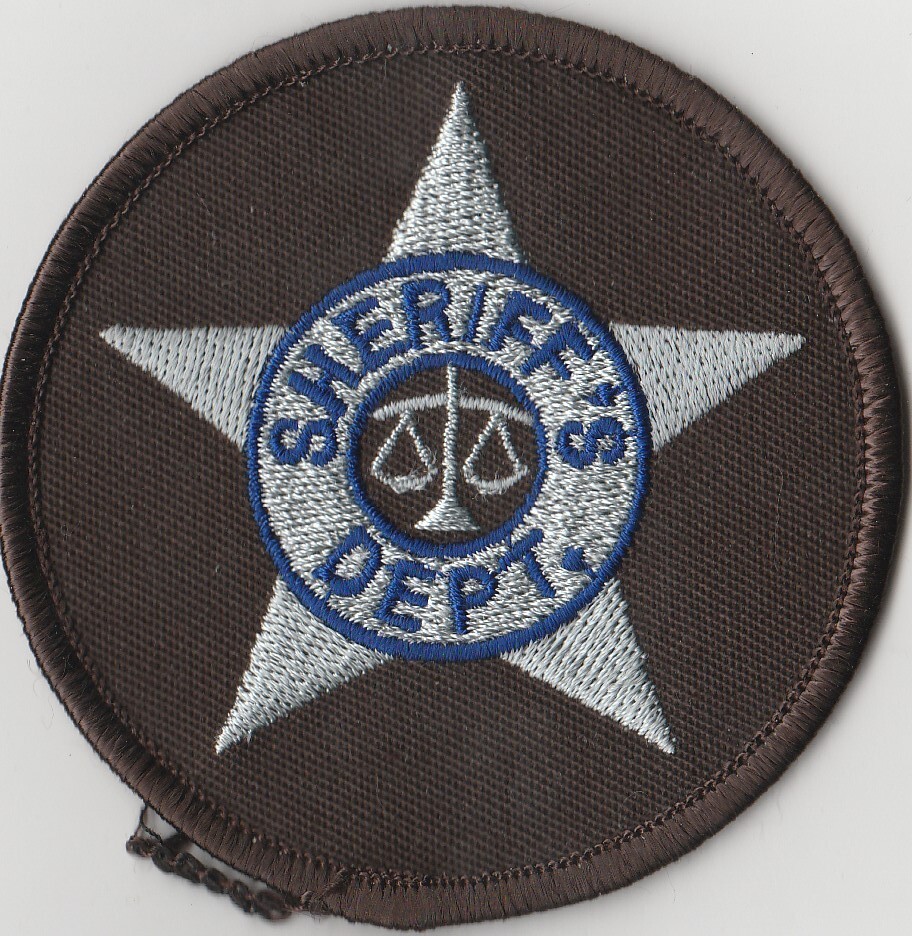 SHERIFF 'S  DEPT. USA ROUND PATCH