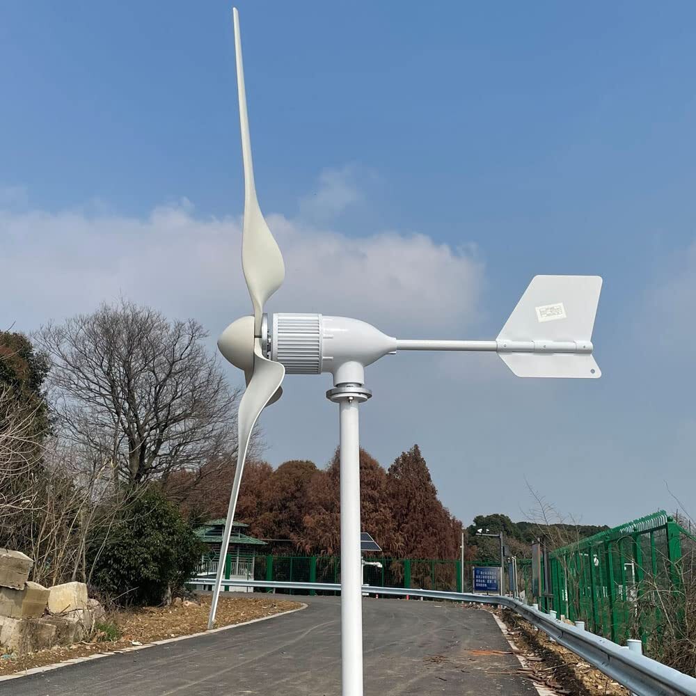 2000W 24V 48V Wind Turbine 3 Blades Windmill Wind Generator & MPPT Controller