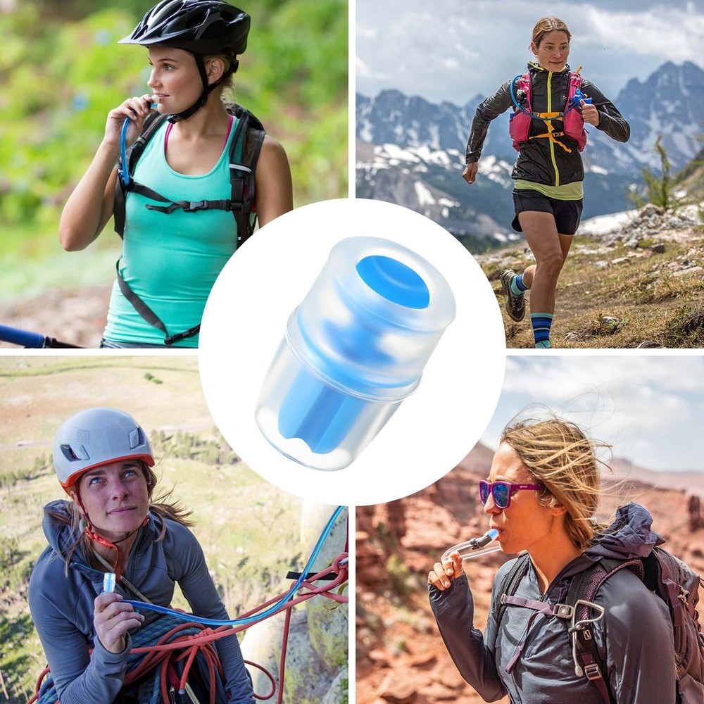 Enhon 4 Packs Bite Valve Replacement Sheath for Water Bladder, Compatible wit...