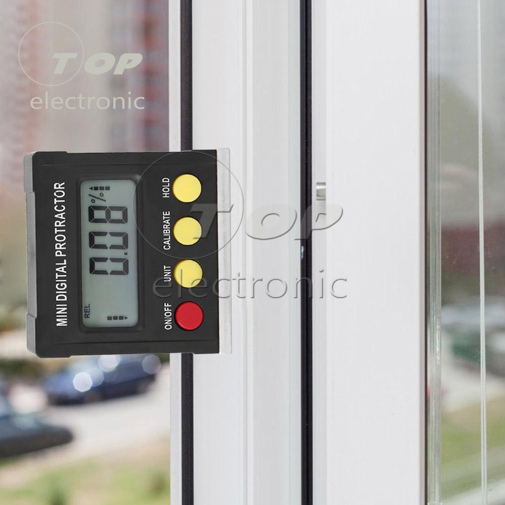 Mini Digital Protractor Gauge Level Angle Finder Inclinometer Magnet Base