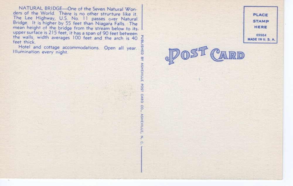 NATURAL BRIDGE - PC5496