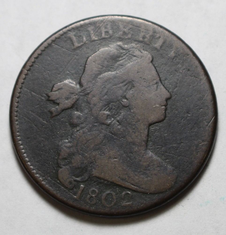 1802 Large Cent UR637
