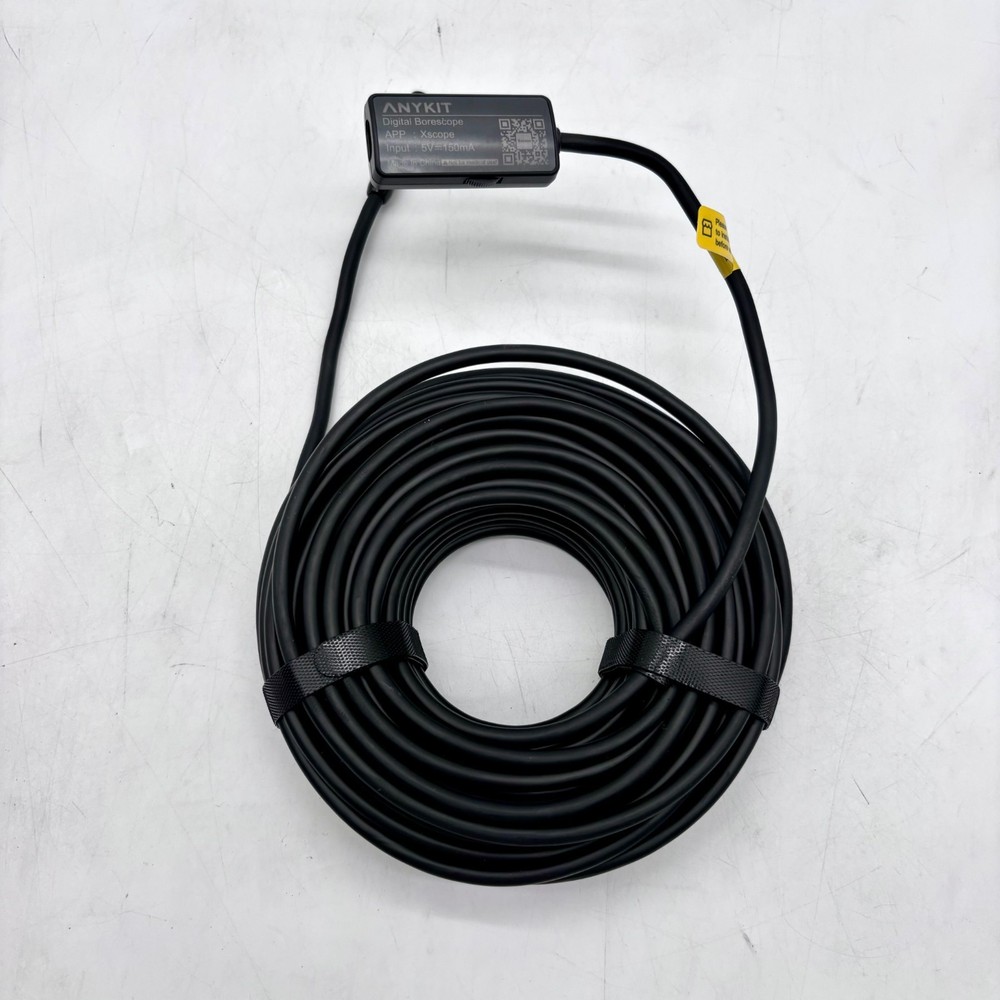 Anykit Mobile 15ft IP67 Digital Borescope Inspection Camera for iPhone/Android