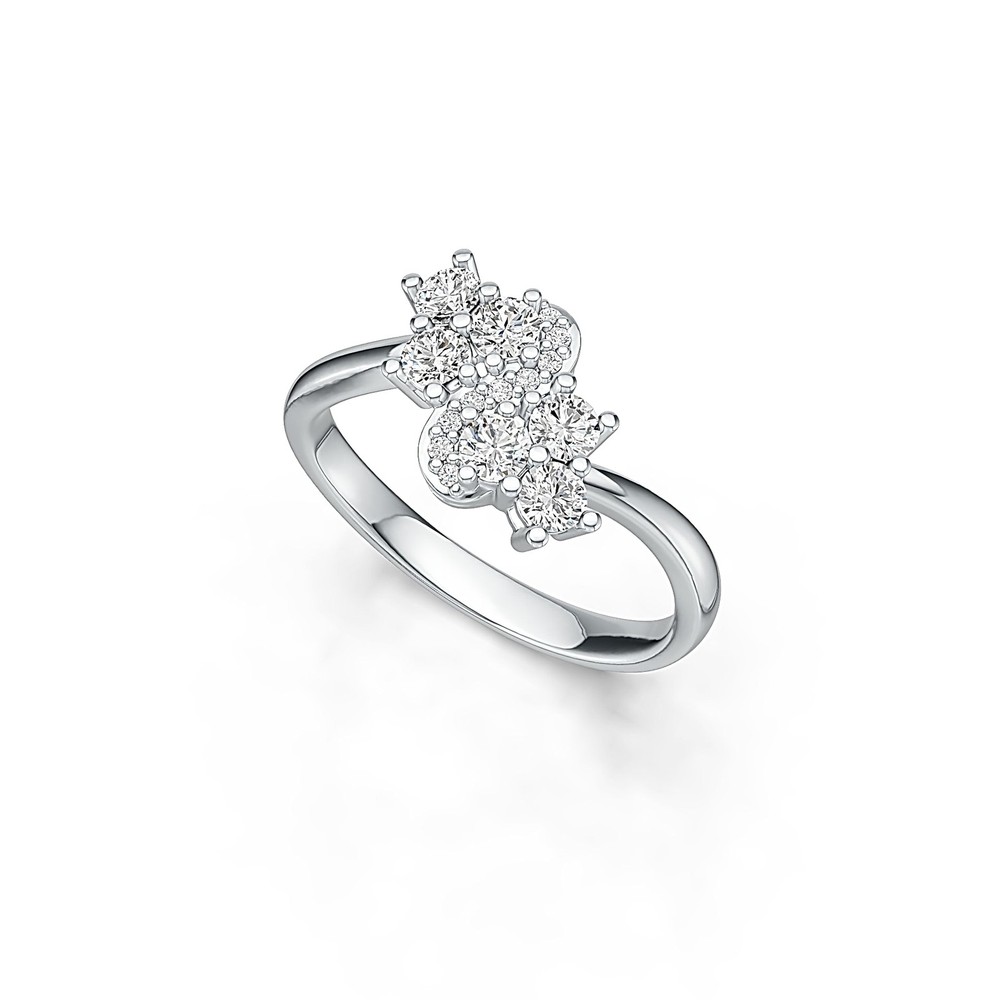 Sterling Silver Semi Mount Ring Setting Round RD 3x3mm