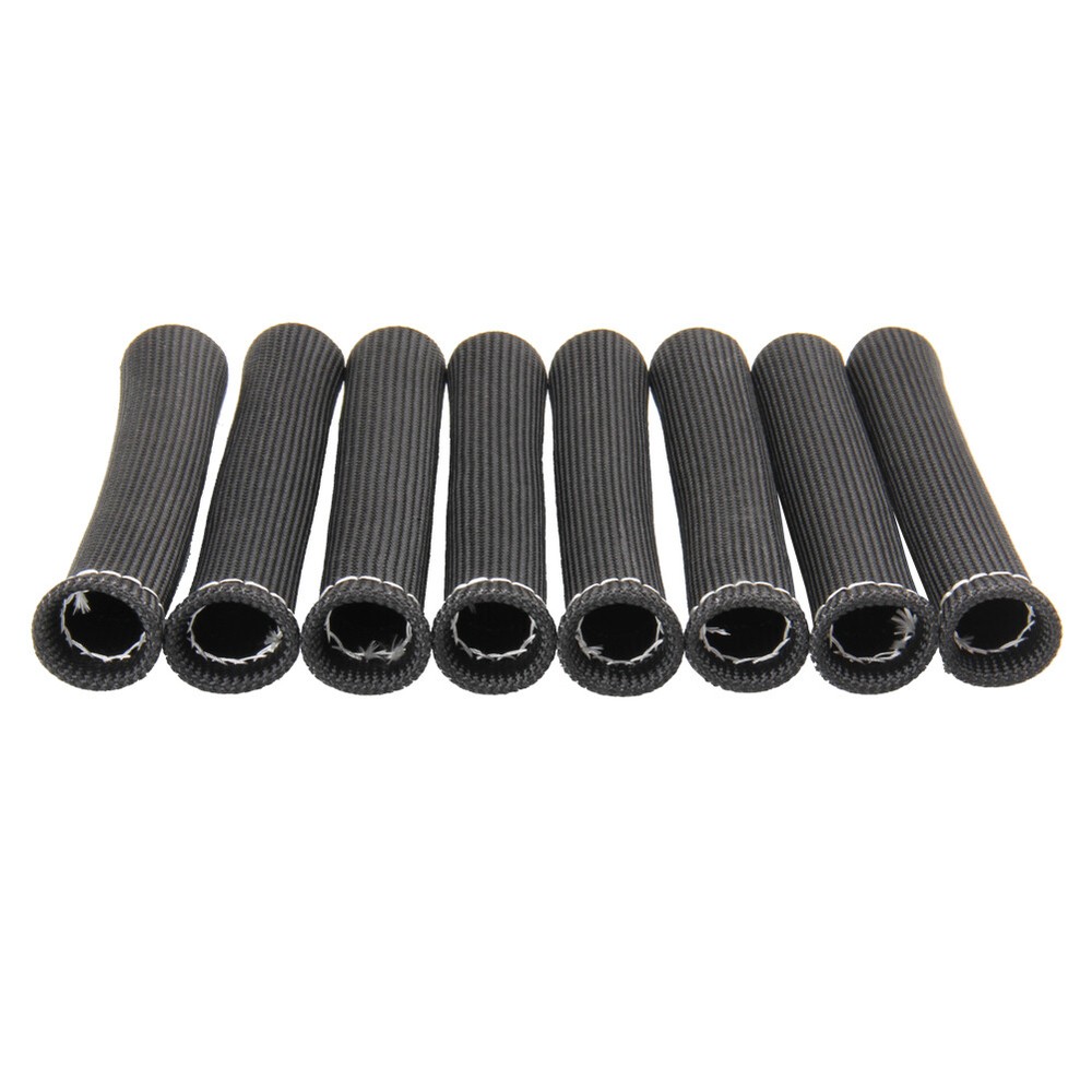 8 Pack Spark Plug Wire Protection 2500 °Boot Heat Shield Protector Sleeve Cover