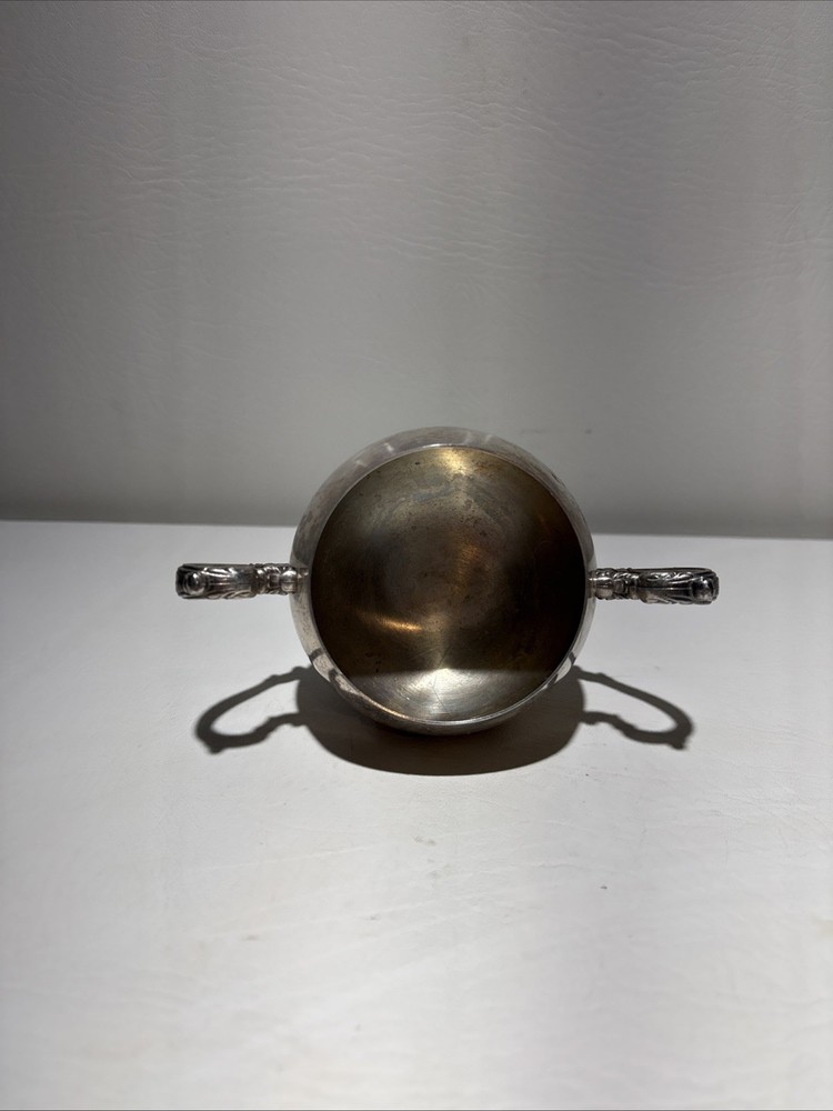 Antique Oneida USA Silver Sugar Bowl
