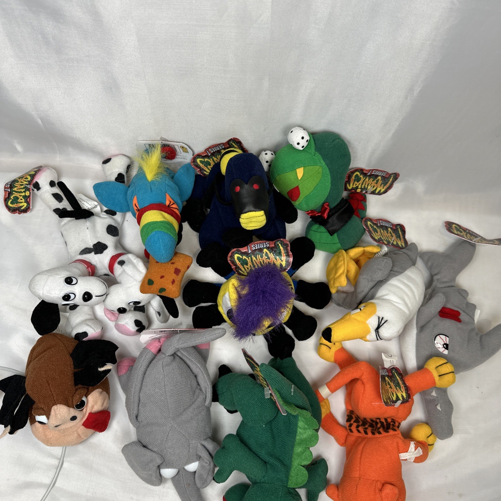 Vintage 1997 “MEANIES BEANIE” Complete SERIES 1