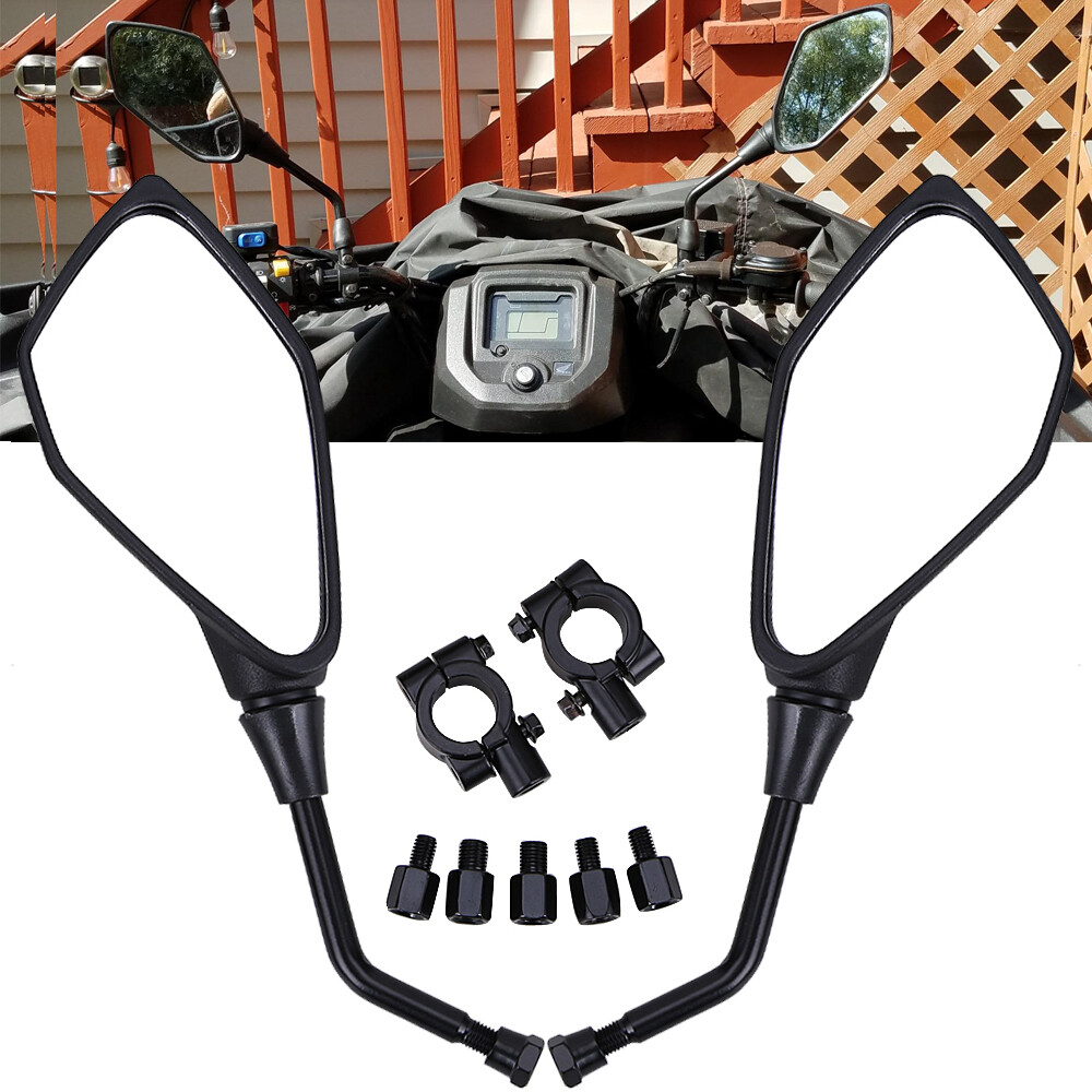 For CF Moto 600 500 800 1000 ATV UTV Rearview Mirrors W/ 7/8" Handlebar Clamps