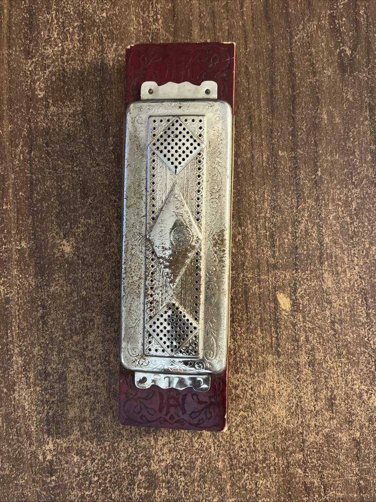 Vintage 7” hohner harmonica hammered reeds