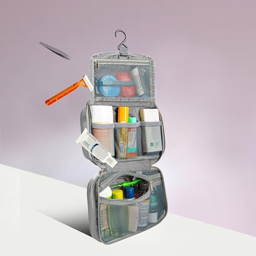 Compact Hanging Toiletry Kit Lime