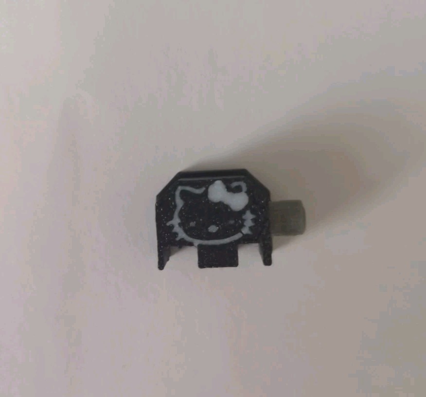 Airsoft Backplate Switch Hello Kitty 3D Printed Non-Functional Airsoft Cosmetic
