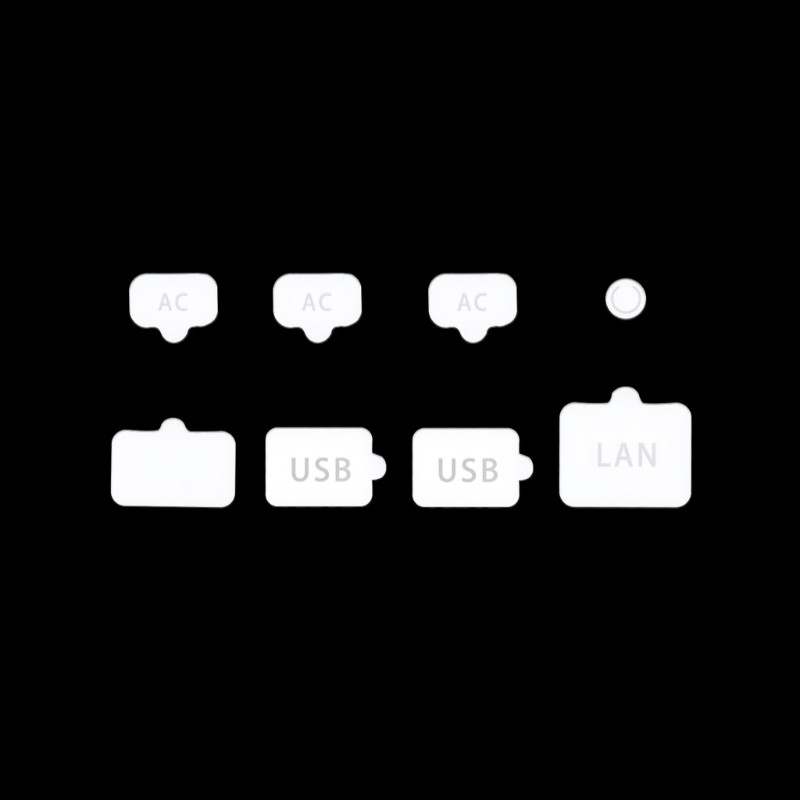 8pcs Silicone Dustproof Cover Set not Scratch Protections Suitable for Console 2