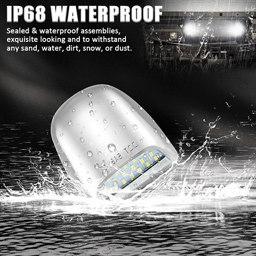 LED License Plate Lamp For 1999-2013 Chevrolet Silverado 1500/2500/3500HD Chrome