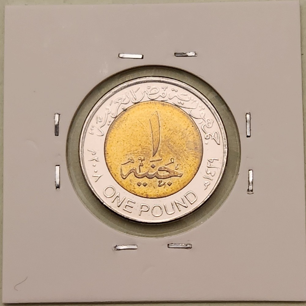 Egypt coin,  1 Pound,  2008  'Pharaoh'