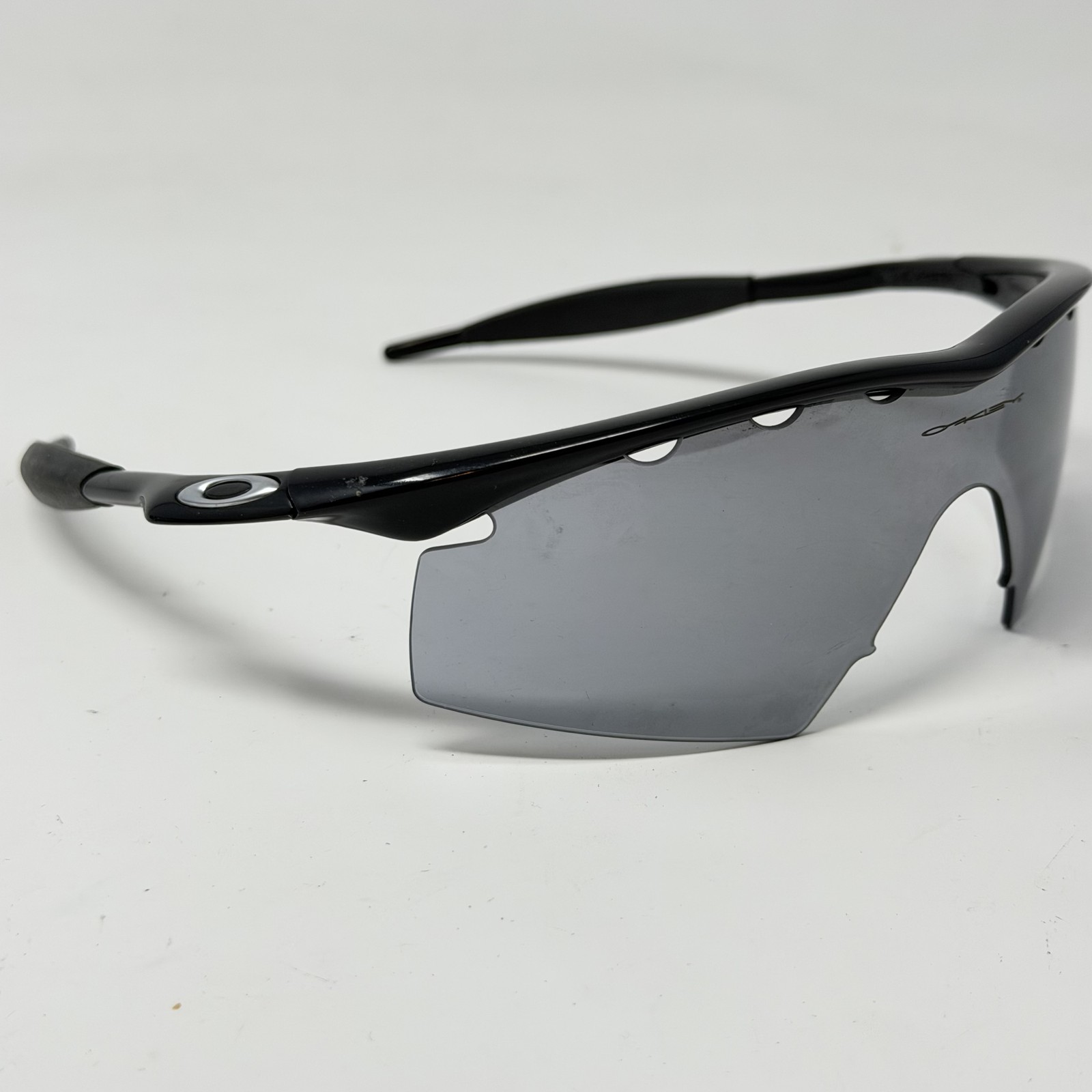 Oakley M Frame Sunglasses Black Frame Gray Lens Sport Eyewear Made in USA