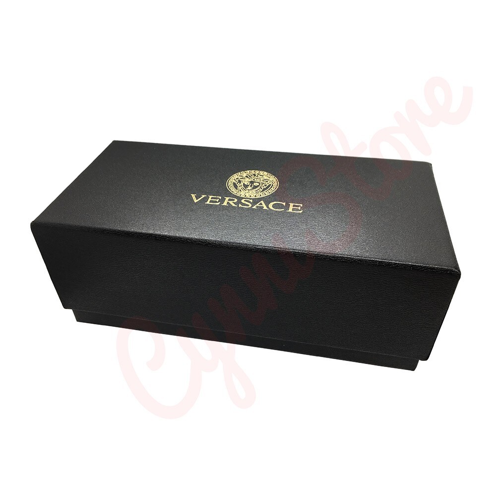 Versace Universal Black Large Hard Case for Sunglasses with Cleaning Cloth & Box