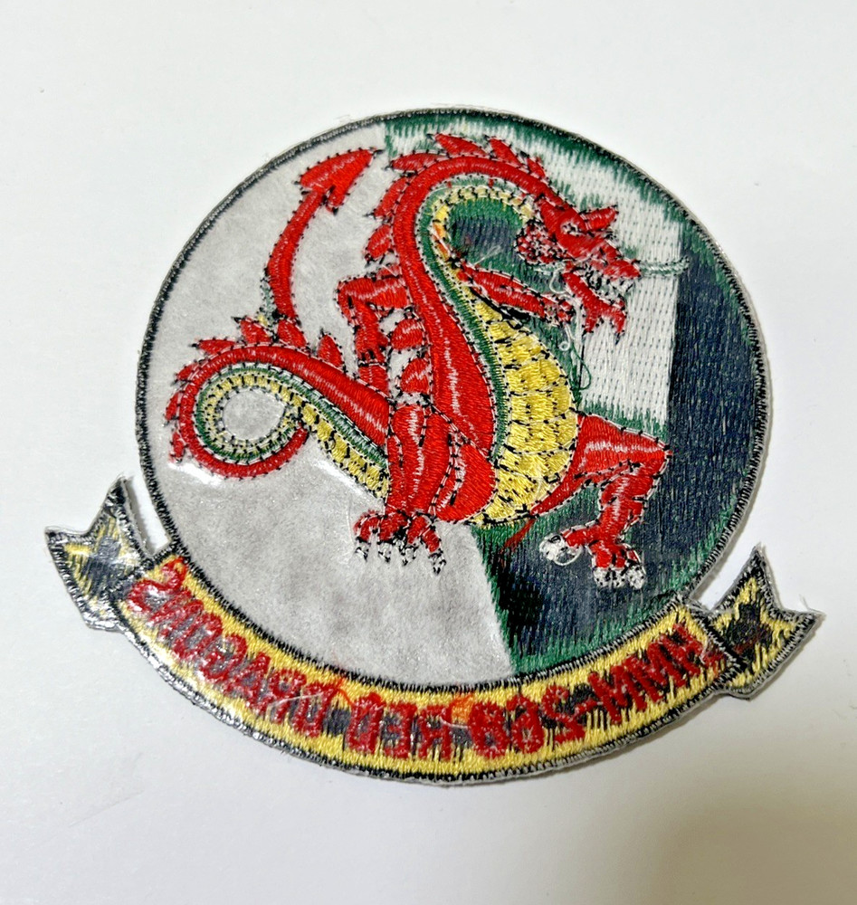 USMC US Marine Corps HMM 268 Medium Helicopter Squadron Patch 3 3/4"