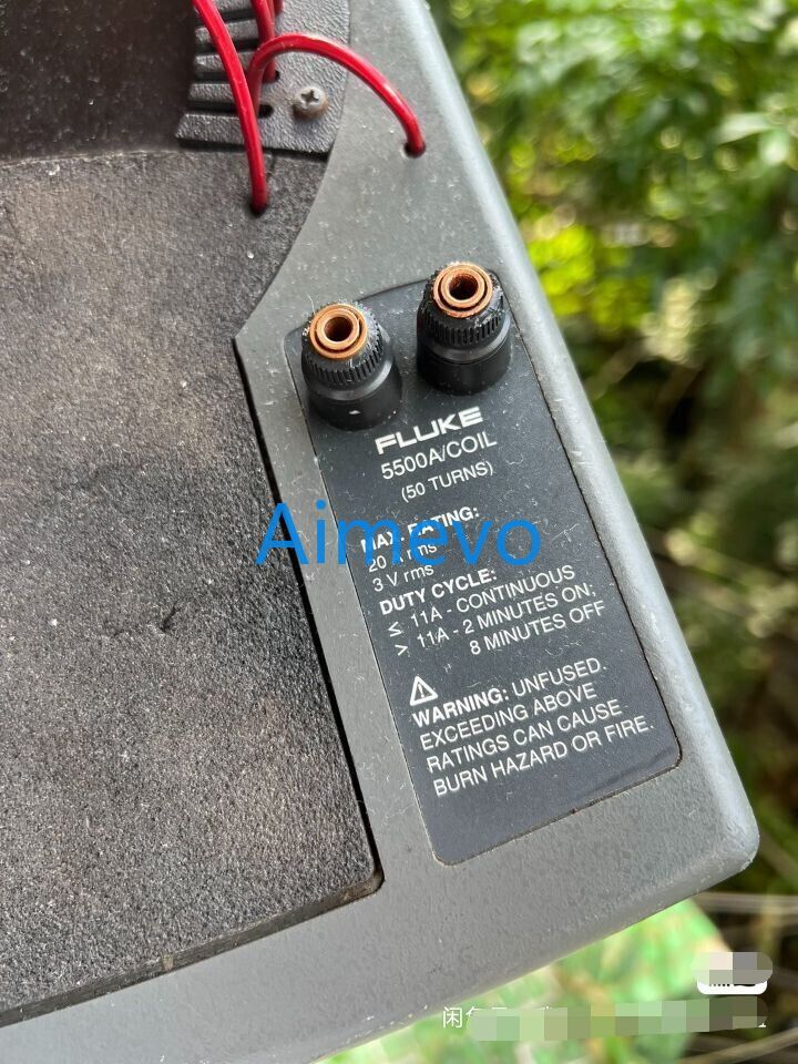 FLUKE 5500A/COIL 50 TURNS MAX.RATING 20A 3V 5500A Coil-50 turns current COIL