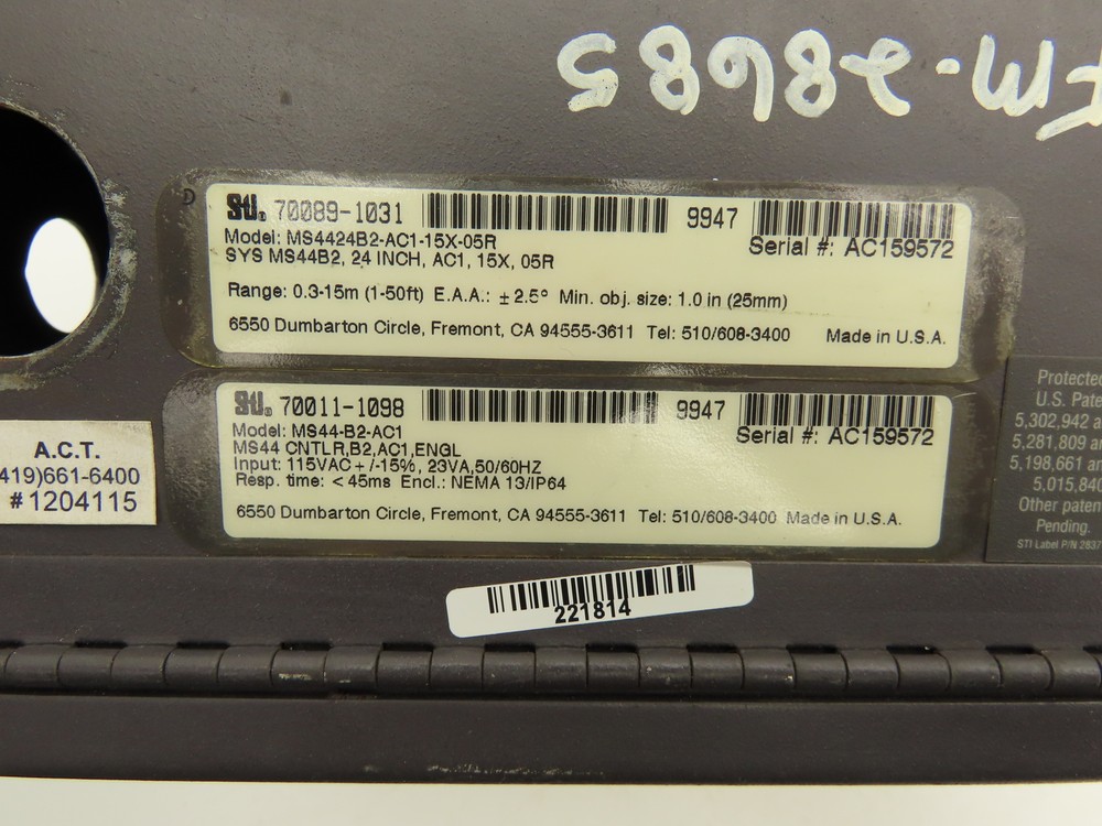 Sti MS4424B2-AC1 Mini Safe Safety Light Curtain Controller Module