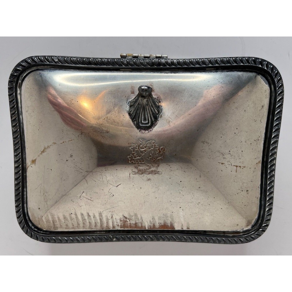 Vintage Serving Dish E.P.C. OOLE Silver Co., Mass. Silvertone