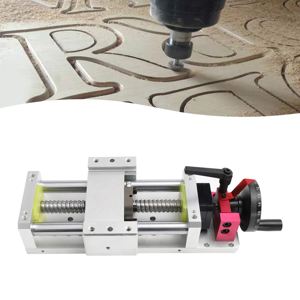 100mm Ballscrew 1605 Double Optical Axis Linear Rail Guide Linear Stage Actuator