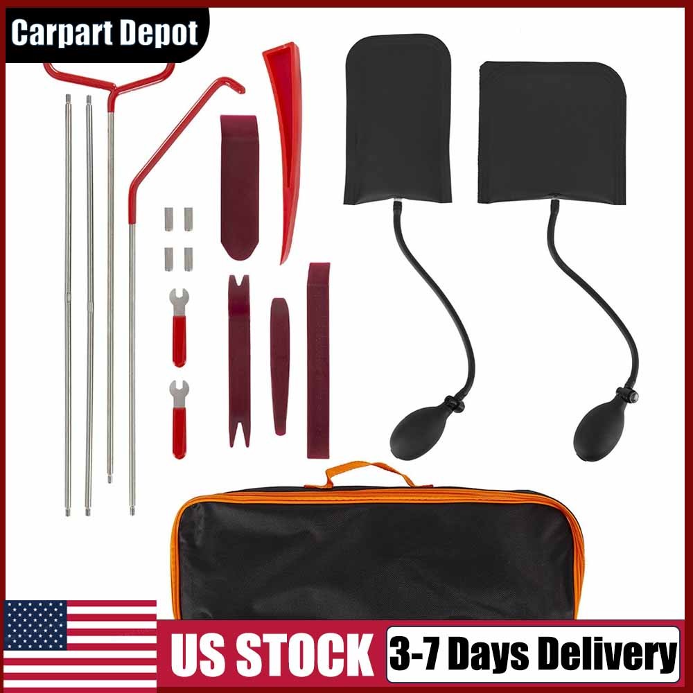 18Pcs Car Tool Kit Emergency Tools for Car Door Open-Fix-Removal Kit Practical