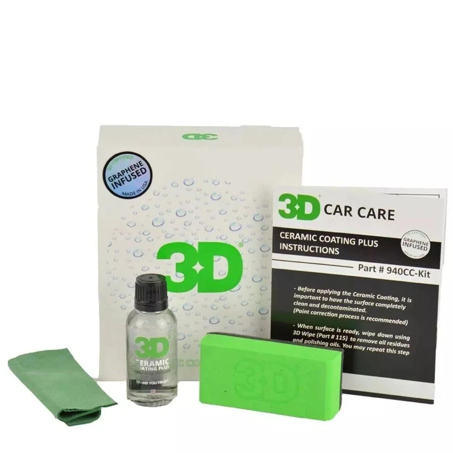 3D Ceramic Coating Plus Graphene Infused. 940CC-KIT