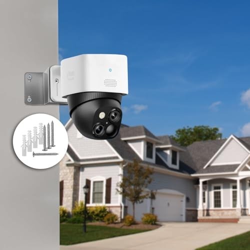 Adjustable Weatherproof Camera Mount Kit for Solar Security Cameras - 1 Pack