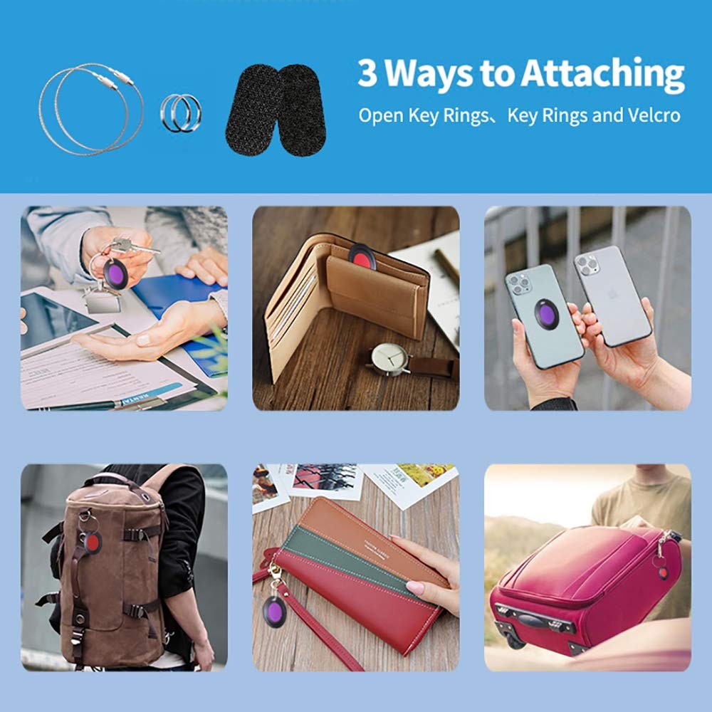 Basic Key Finder with 2 Receivers & 1 Remote, Simjar Wireless Remote Control...